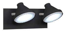 Apliques Pared Interior P/2 Ar111  Oslo S216 Negro