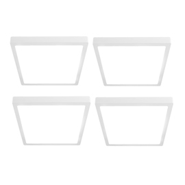 Kit X4 Plafon Lampara Techo Led Pnl24 Cuadrado 24W ...
