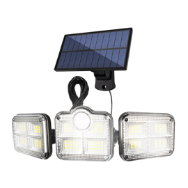 Reflector Solar Luz Led 3 Paneles Ultra Potentes