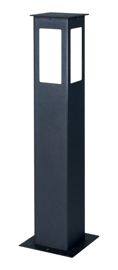 Farol De Piso  Exterior Cuadrado 60Cm Apto Led E27