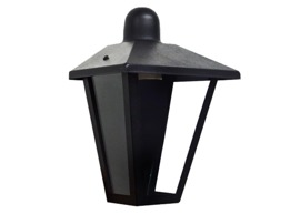 Farol Colonial De Pared  F124N/T De Chapa Exterior