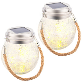 Lampara Luz Alambre Dl1b Solar Para Jardin Exterior...
