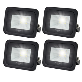 Kit X4 Reflectores Led Blanco 20W Interior Exteriora...