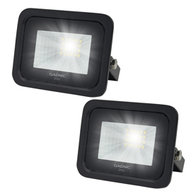 Kit X 2 Reflectores Led Blanco 20W Exteriores/Interi...