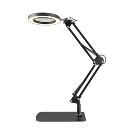 Lámpara Led De Escritorio Con Lupa 3 Luz Ajustable