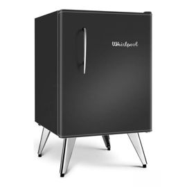 Heladera Bajo Mesada 76Lts Retro Black Wra09b3