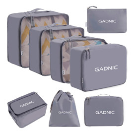 Set Organizadores De Viajes 8 Piezas Ropa Zapatos N...