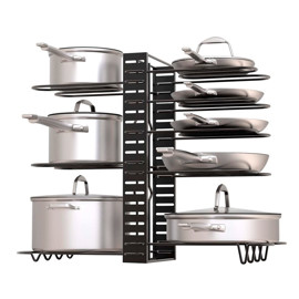 Organizador De Batería De Cocina Acero Reforzado