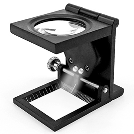 Lupa Cuenta Hilos Luz Led Maximus3 Tornillo Micromé...