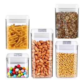 Kit X 5 Frascos Variados Con Cierre Hermético