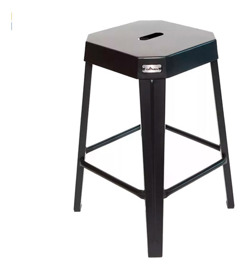 Banqueta Baja Banco Negro Runko 48 Cm
