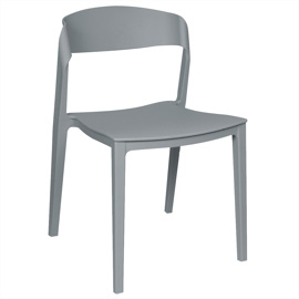 Silla Moderna Cocina Comedor Unique De Plástico Refo...