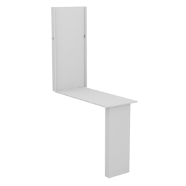 Barra Mesa Plegable Dos Alturas De Pared Blanco