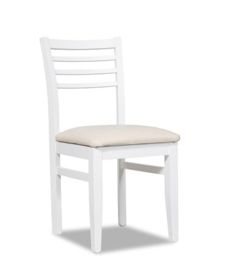 Silla Clásica Defrance Blanca Tapiz Crudo X2 Unidad...