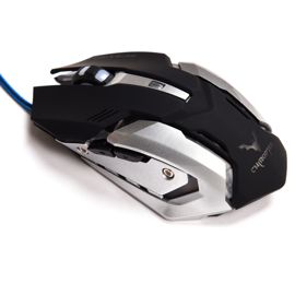 Mouse Gamer Optico  X10 Metalico Usb 2400 Dpi Led