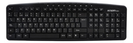Teclado Multimedia ArgKb7807 Español Cable Usb