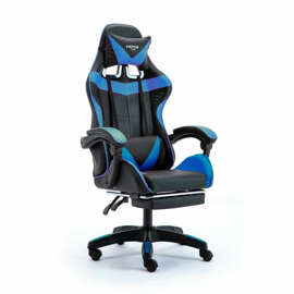 Silla Gamer Vonne SV-G0 - Negro/Azul - Cuero sintético - 1