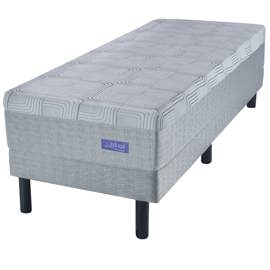 Sommier y Colchón de Espuma 1 1/2 plazas Inducol Cardiel 100x190