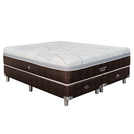 Sommier y Colchón Resortes Pocket Springwall Maximus Viscoelástico 160x200   - Queen