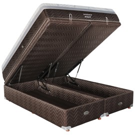 Sommier Baulera Roomy y Colchón Resortes Springwall Maximus 200x200 - King
