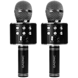 Kit X2 Micrófono Km01 Karaoke Inalámbrico Bluetooth