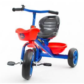 Triciclo Infantil Con Caño Reforzado Dencar Spiderma...