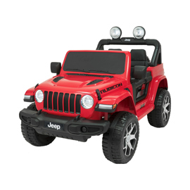 Camioneta A Batería Jeep Rubicon Roja