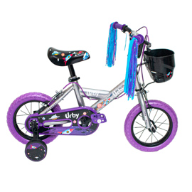 Bicicleta Infantil Rodado 12 Urby Violeta Niños