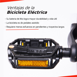 Bicicleta eléctrica plegable Enova rod. 20 Negro