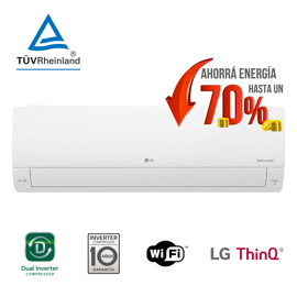 Aire Acondicionado  Inverter  Dualcool Wifi Frío Cal...