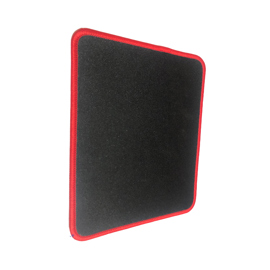 Mouse Pad Gamer 220 X 180 X 3 Mm Negro Liso Con Bord...