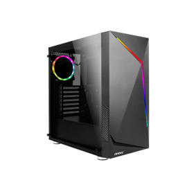 Gabinete Gaming Antex Nx300 Rgb Negro Expansible 6 C...