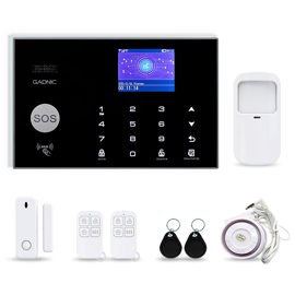 Kit Alarma Domiciliaria Inalámbrica Gsm Con Pantall...