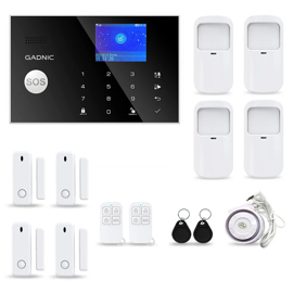 Kit Alarma Para El Hogar  + 6 Sensores Extras