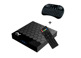 Convertidor Smart Tv Box 1 Gb Ram + Teclado + Contro...