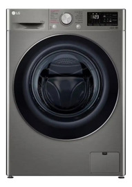 Lavarropas Automático LG Wm85vvc5s6p 8.5 Kg Frontal Plateado
