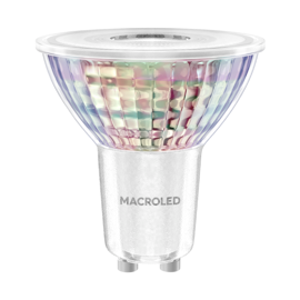 Dicroica Led Vidrio 7W Gu10 Luz Cálida 2700 K