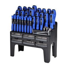 Kit De Herramientas 100 Piezas Destornilladores + B...