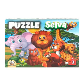 Puzzle Animales De La Selva 48 Piezas