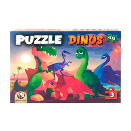 Puzzle Dinos Dinosaurios 48 Piezas