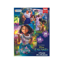 Puzzle Encanto Mirabel Disney 2X 24 Y 36 Piezas