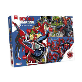Puzzle Spiderman Amazing X 4 Rompecabezas