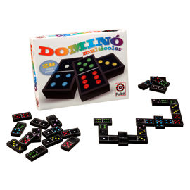 Domino Multicolor  28 Fichas Plasticas