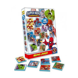 Super Hero Adventures Marvel Memo Juego 48 Piezas Sp...