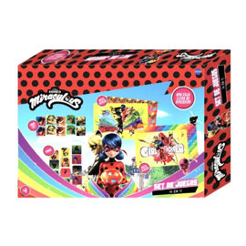 Kit 4 En 1 Miraculous 2 Puzzles 24 Y 48 Piezas, Domi...