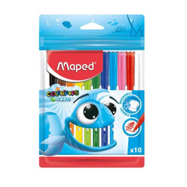 Marcadores Color Peps Ocean Lavables 10 Colores