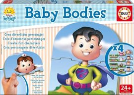 Puzzle Rompecabezas Baby Bodies 4 En 1 Educa