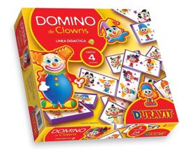Juego De Mesa Domino Infantil Clow Payasos