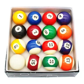 Juego De Bolas De Pool Medida Profesional 57,5Mm