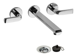 Juego Grifería  Para Lavatorio De Pared Ciprés 203/N...